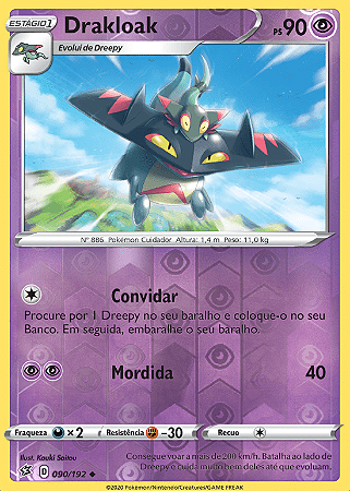 Hatterene (85/192) REV FOIL - Carta Avulsa Pokemon - Planeta Nerd-Geek