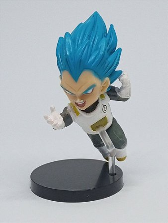 Vegeta Deus Super Sayajin M3 -  Miniatura Colecionável 7 cm – Dragon Ball Super