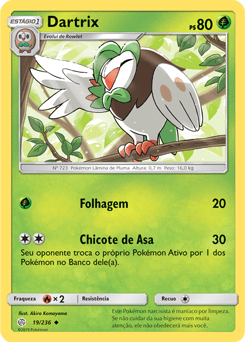 Dartrix (19/236) - Carta Avulsa Pokemon