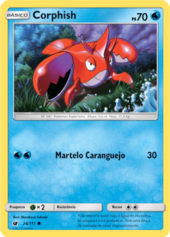 Corphish (24/111) - Carta Avulsa Pokemon