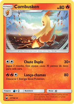 Combusken (27/168) - Carta Avulsa Pokemon