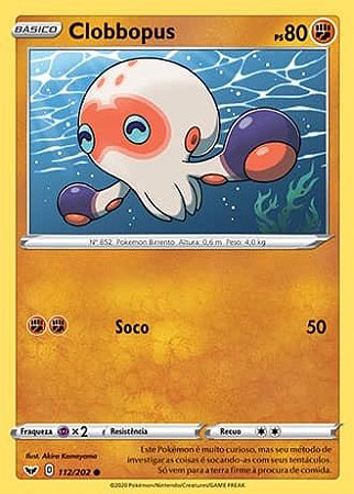 Clobbopus (112/202) - Carta Avulsa Pokemon
