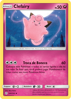 Clefairy (144/236) - Carta Avulsa Pokemon