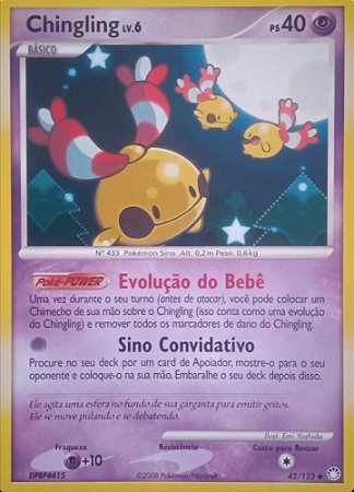 Chingling LV.6 (42/123) - Carta Avulsa Pokemon