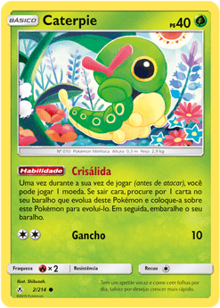 Caterpie (2/214) REV FOIL - Carta Avulsa Pokemon