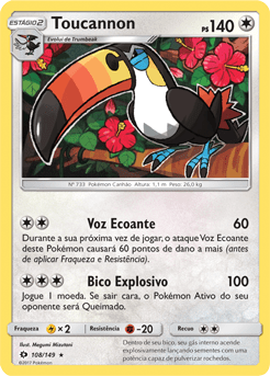 Toucannon (108/149) - Carta Avulsa Pokemon