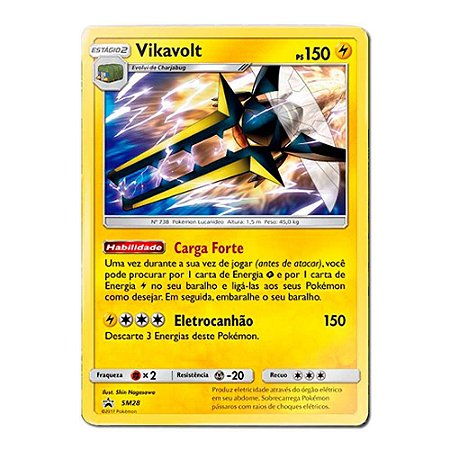 Vikavolt-GX (45/145) - Carta Avulsa Pokemon - Planeta Nerd-Geek