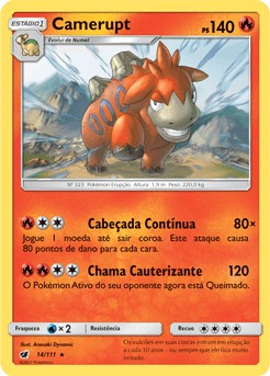 Camerupt (14/111) - Carta Avulsa Pokemon