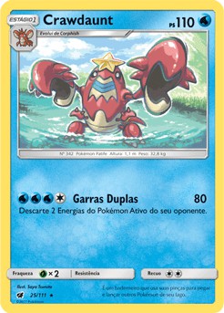 Crawdaunt (25/111) - Carta Avulsa Pokemon