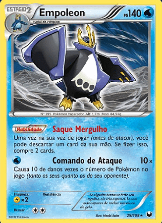 Empoleon (38/162) - Carta Avulsa Pokemon - Planeta Nerd-Geek