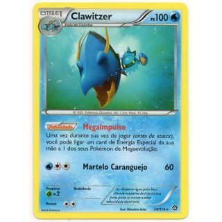 Clawitzer (34/114) - Carta Avulsa Pokemon