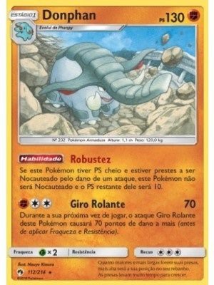 Donphan (112/214) - Carta Avulsa Pokemon