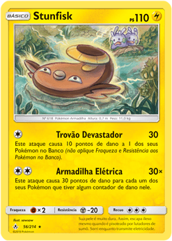 Stunfisk (56/214) - Carta Avulsa Pokemon
