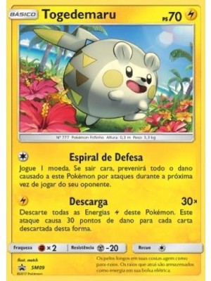 Togedemaru (SM09) FOIL - Carta Avulsa Pokemon