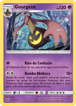 Gourgeist (45/111) - Carta Avulsa Pokemon