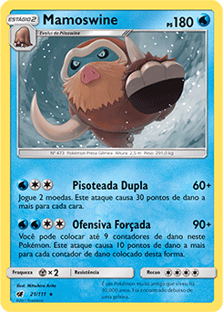 Mamoswine (21/111) - Carta Avulsa Pokemon