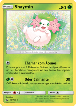 Shaymin (15/156) FOIL - Carta Avulsa Pokemon