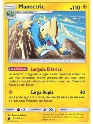 Manectric (052/185) - Carta Avulsa Pokemon - Planeta Nerd-Geek