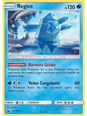 Regice (45/168) - Carta Avulsa Pokemon