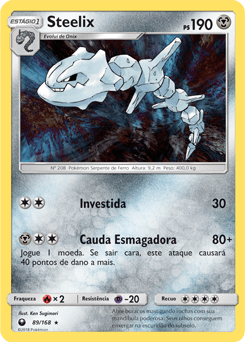 Steelix (89/168) FOIL - Carta Avulsa Pokemon