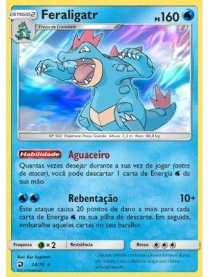 Feraligatr (24/70) FOIL - Carta Avulsa Pokemon