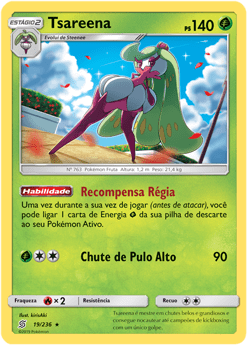 Tsareena (19/236) FOIL - Carta Avulsa Pokemon