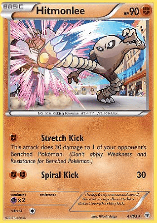 Hitmonlee (47/83) - Carta Avulsa Pokemon