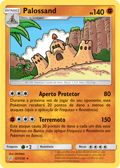 Palossand (127/236) - Carta Avulsa Pokemon