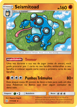 Seismitoad (117/236) - Carta Avulsa Pokemon