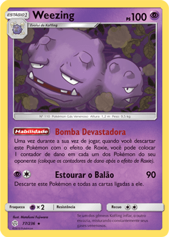 Weezing (77/236) - Carta Avulsa Pokemon