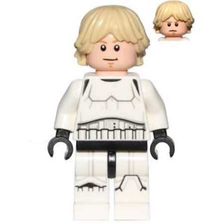 Luke Storm Trooper - Minifigura De Montar Star Wars