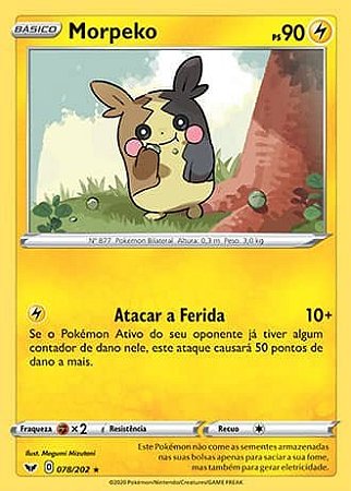 Jogo De Cartas - Pokémon Ra - Coleção Morpeko V-União - Morpeko