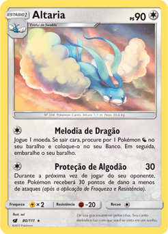 Altaria (80/111) - Carta Pokemon Avulsa