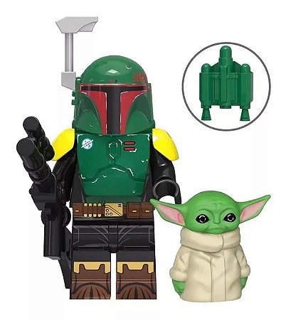 Boba Fett e Grogu - Minifigura De Montar Star Wars
