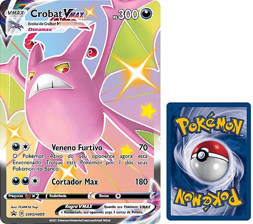 Crobat-VMAX (SWSH099) - Carta Gigante Pokemon / Oversize