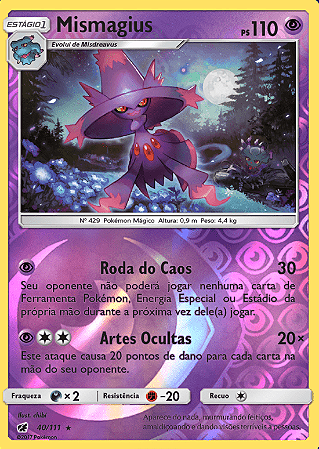 Desenhos para colorir de desenho do pokémon mismagius para colorir