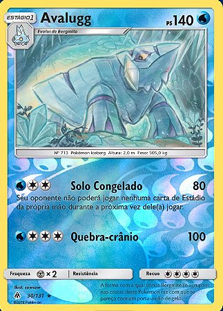 Avalugg (30/131) REV FOIL - Carta Avulsa Pokemon