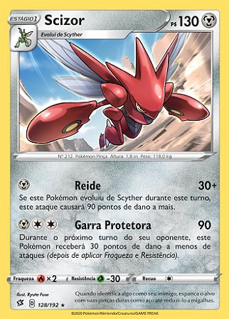 Scizor (128/192) REV FOIL - Carta Avulsa Pokemon