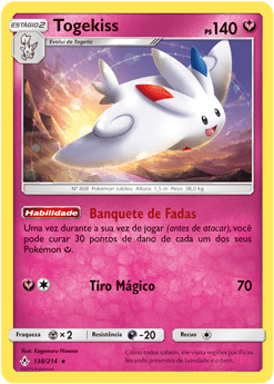 Togekiss (138/214) REV FOIL - Carta Avulsa Pokemon