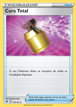 Cura Total / Full Heal (159/192) - Carta Avulsa Pokemon