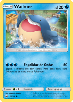 Wailmer (39/168) - Carta Avulsa Pokemon
