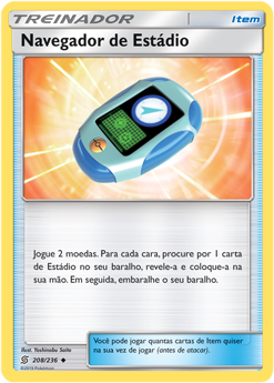 Navegador de Estádio / Stadium Nav (208/236) - Carta Avulsa Pokemon