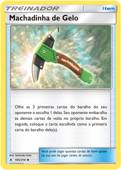 Machadinha de Gelo / Chip-Chip Ice Axe (165/214) - Carta Avulsa Pokemon