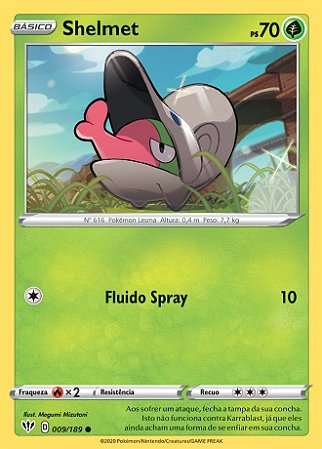 Shelmet (9/189) REV FOIL - Carta Avulsa Pokemon