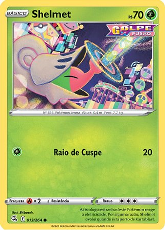 Shelmet (13/264) - Carta Avulsa Pokemon