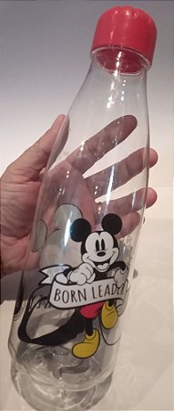 Garrafa / Squezze Transparente com Alça 600ml - Mickey (V)