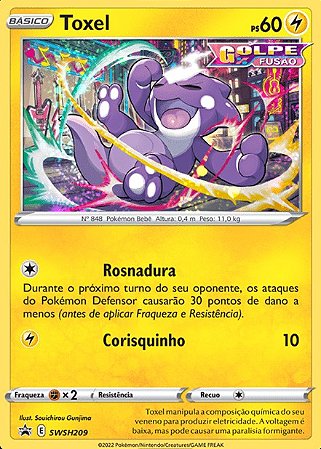 Toxel (SWSH209) FOIL - Carta Avulsa Pokemon