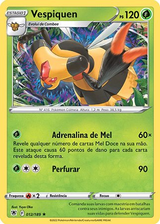 Vespiquen (012/189) - Carta Avulsa Pokemon