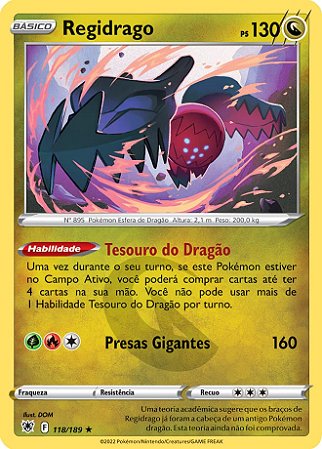 Regidrago (118/189) - Carta Avulsa Pokemon