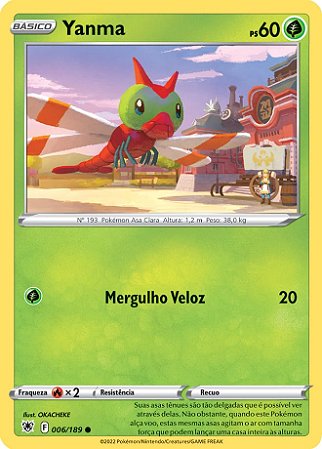 Yanma (006/189) - Carta Avulsa Pokemon